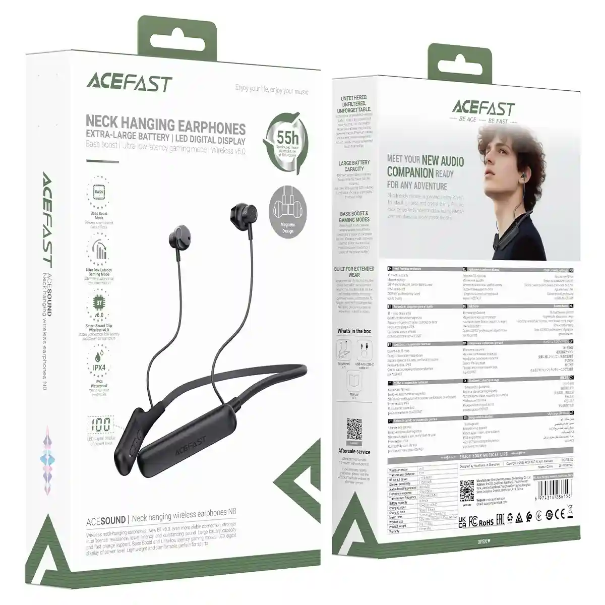 Acefast N8 Neckband Earphones